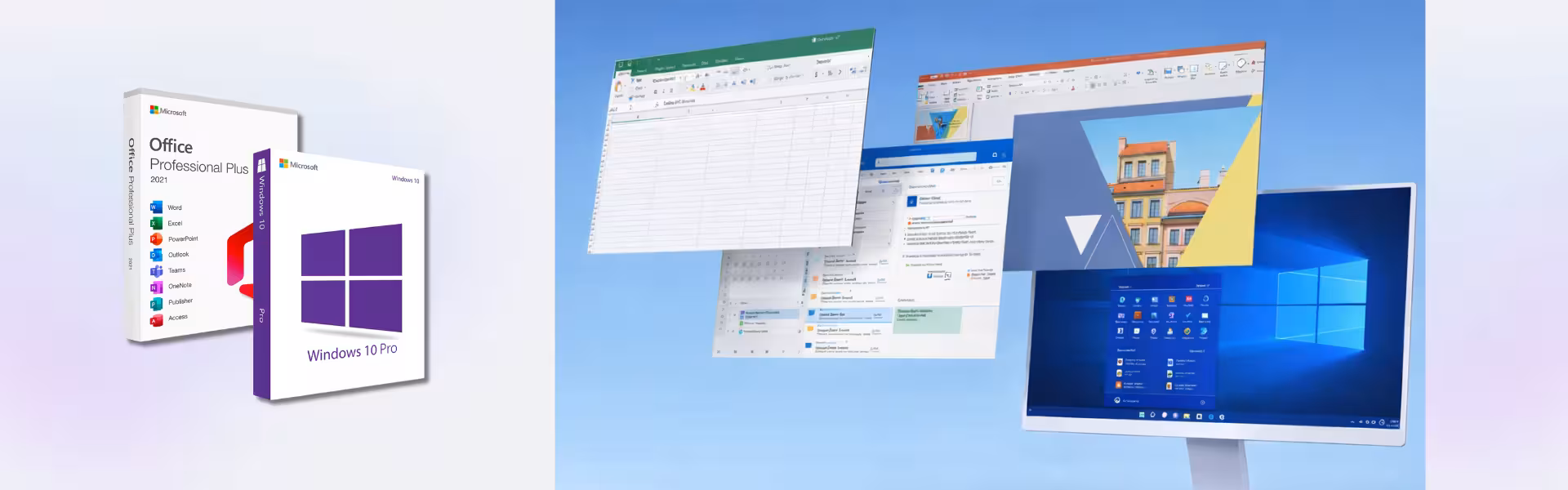 Office 2021 Professional Plus + Windows 10 Pro