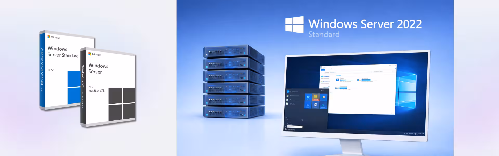 Windows Server 2022 Standard + RDS 50 User CALs