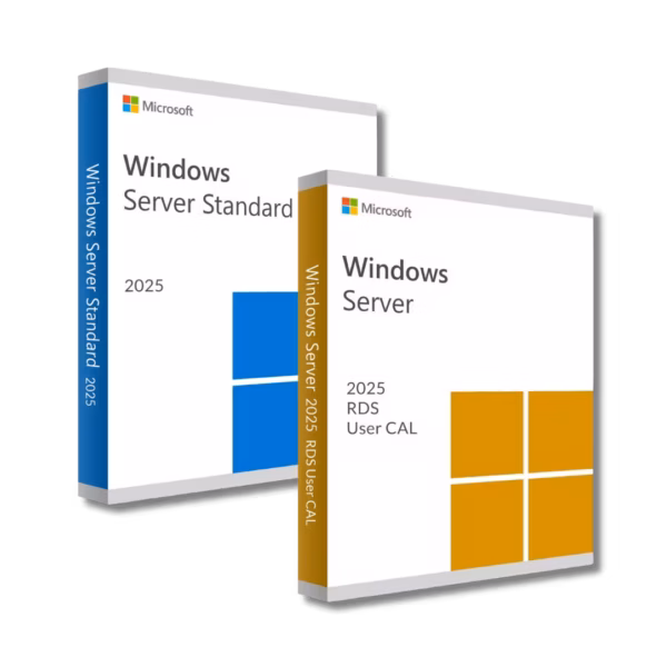 Windows Server 2025 Standard + RDS 50 User CALs