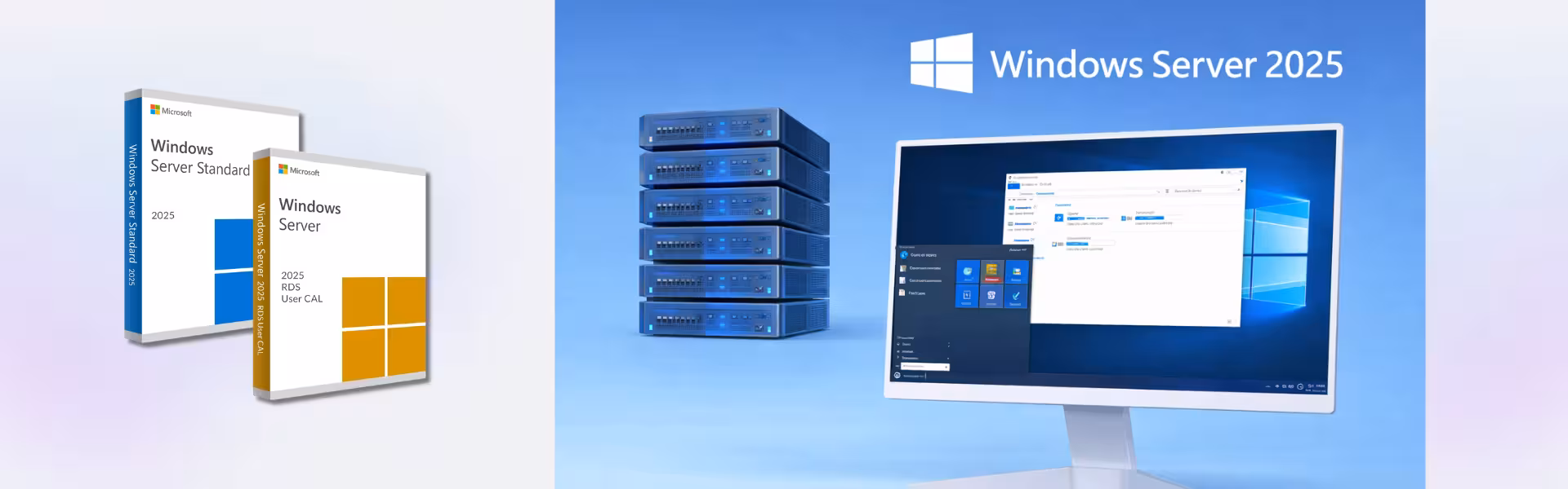 Windows Server 2025 Standard + RDS 50 User CALs
