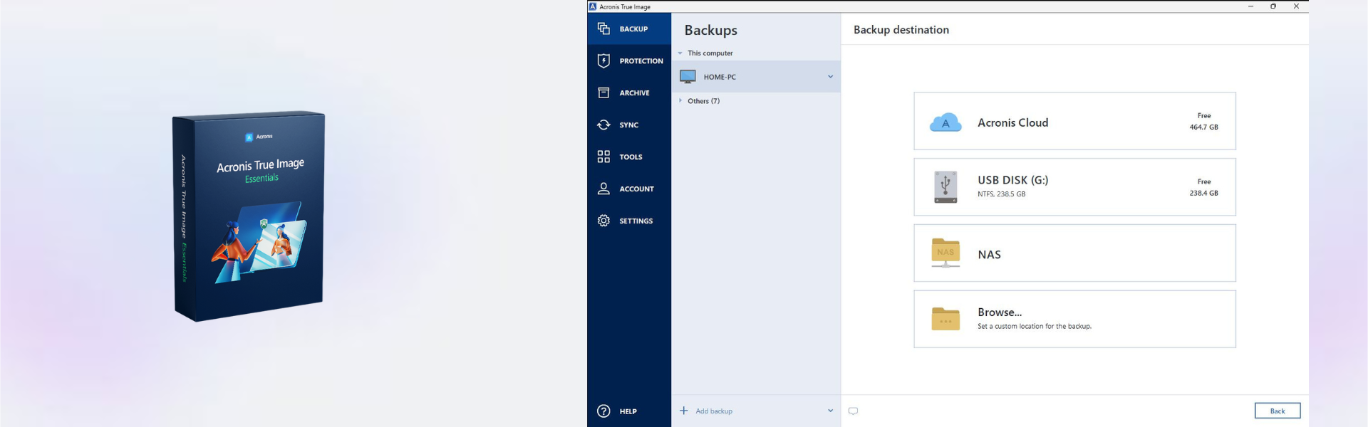 Acronis True Image Essentials