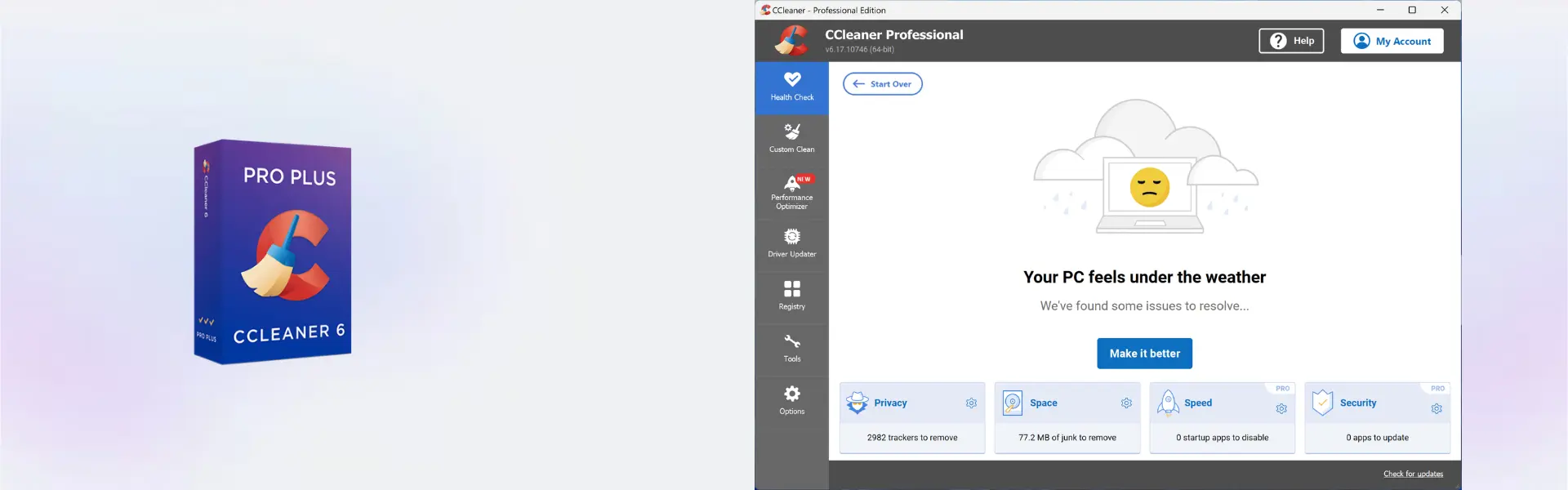 CCleaner Professional Plus