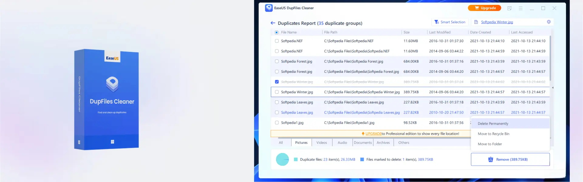EaseUS DupFiles Cleaner