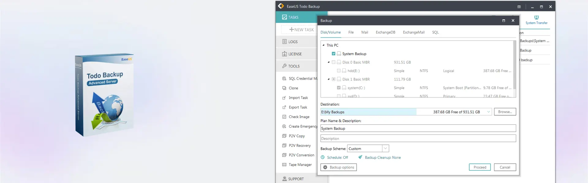 EaseUS Todo Backup Advanced Server