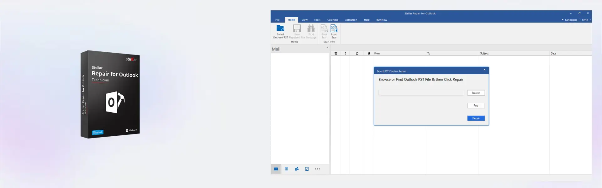 Stellar Repair for Outlook Technician