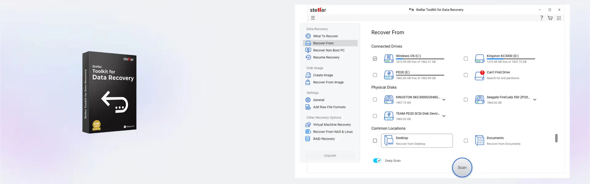 Stellar Toolkit for Data Recovery