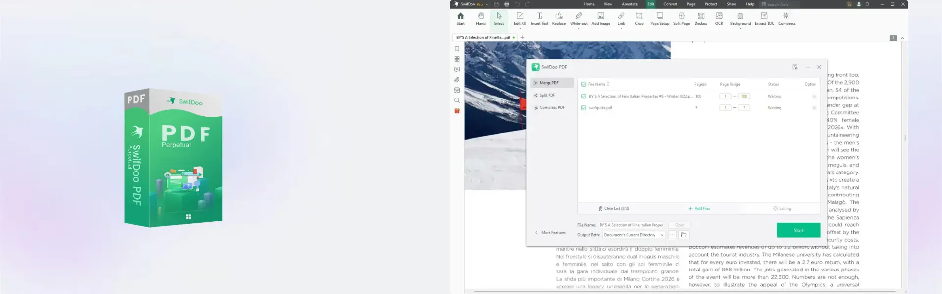 Swifdoo pdf for Windows