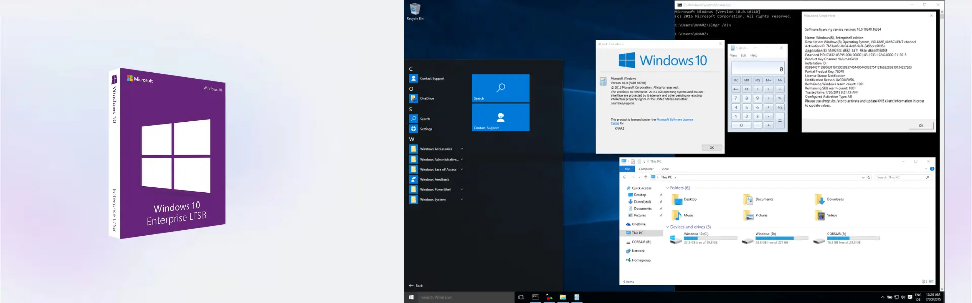 Windows 10 Enterprise LTSB 2015