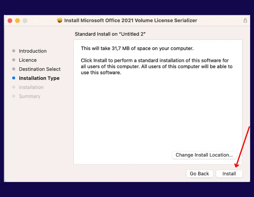 Microsoft Office Standard Mac