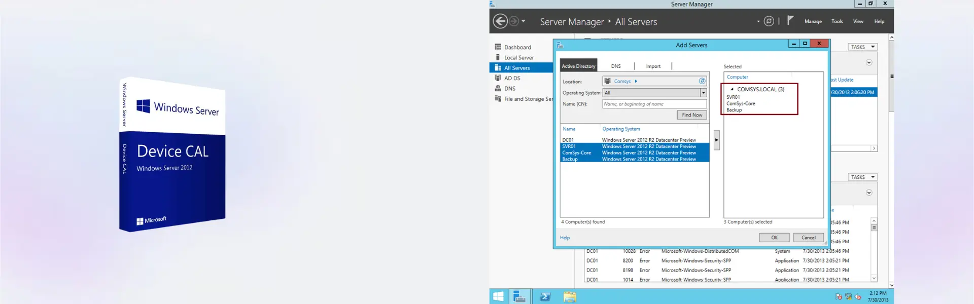 Microsoft Windows Server 2012 Device CAL